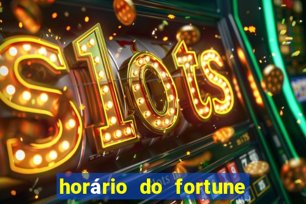 horário do fortune rabbit hoje