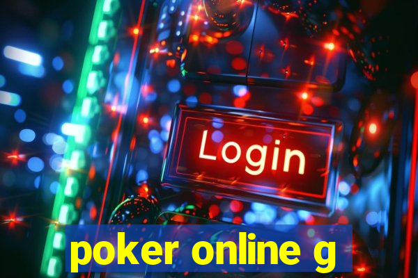 poker online g