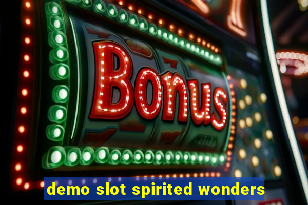 demo slot spirited wonders