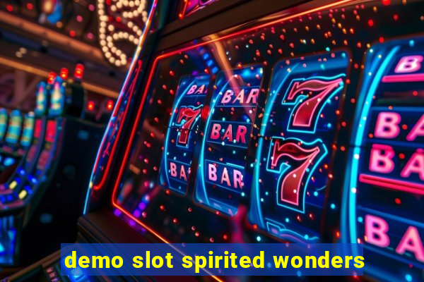 demo slot spirited wonders