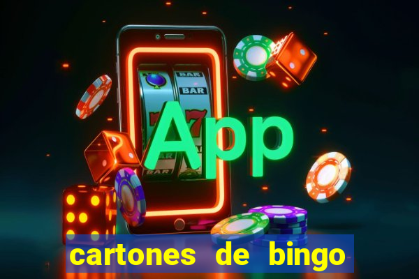 cartones de bingo para imprimir