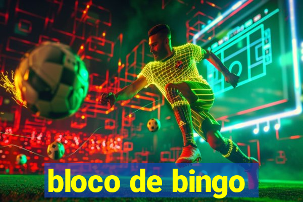 bloco de bingo