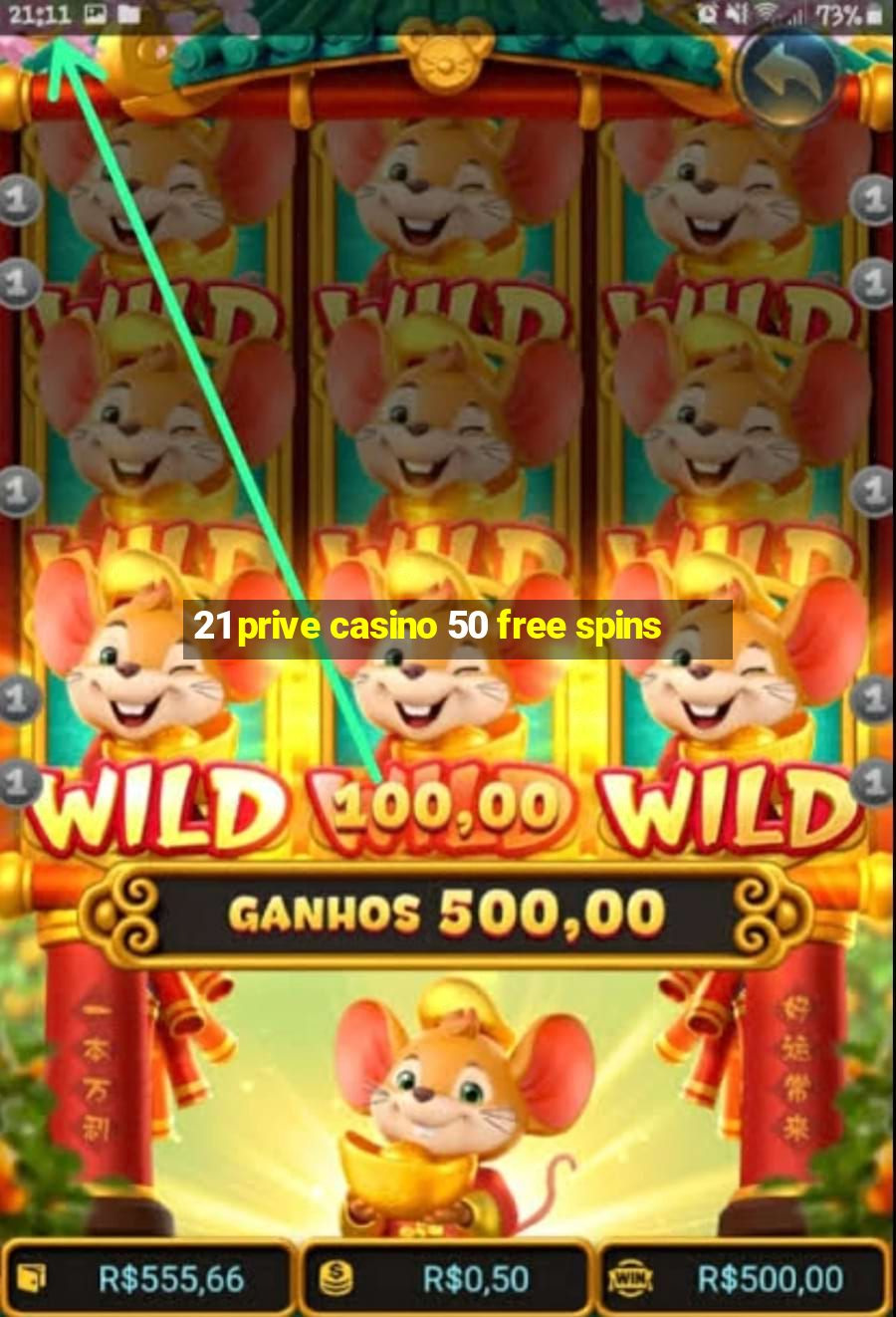 21 prive casino 50 free spins