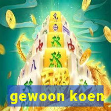 gewoon koen