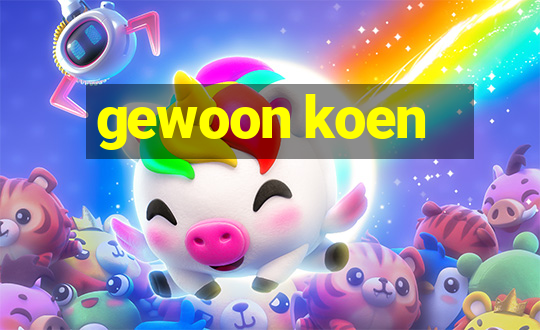 gewoon koen