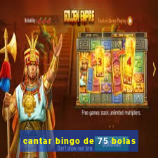 cantar bingo de 75 bolas