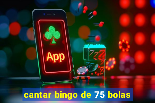 cantar bingo de 75 bolas