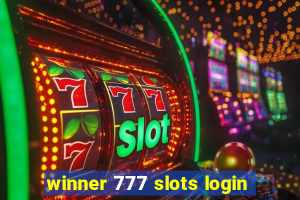 winner 777 slots login