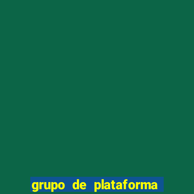 grupo de plataforma de jogos