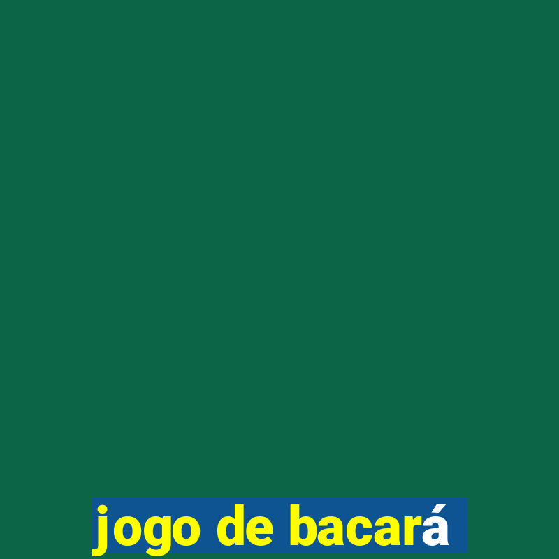 jogo de bacará