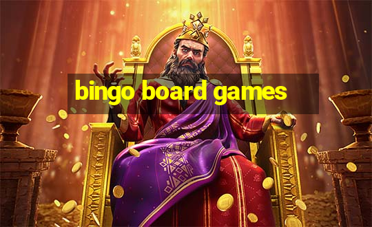 bingo board games