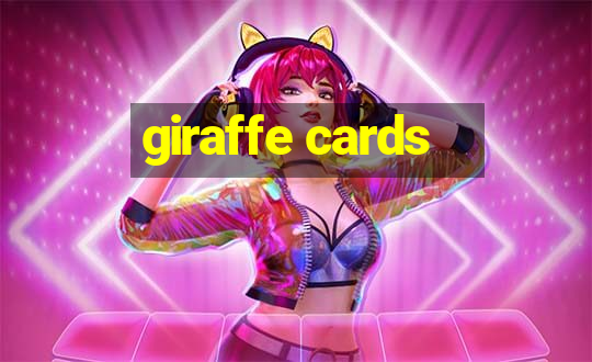 giraffe cards