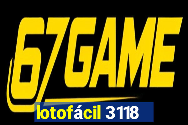 lotofácil 3118