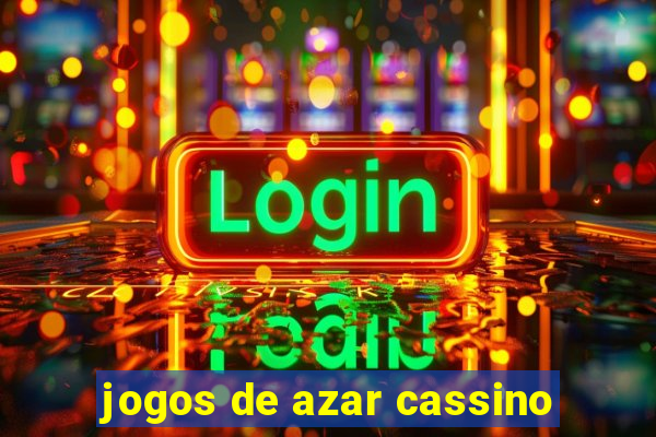 jogos de azar cassino