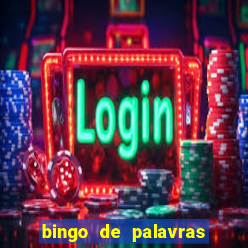 bingo de palavras para o 4 ano