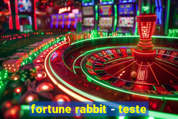 fortune rabbit - teste