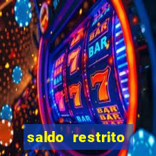 saldo restrito estrela bet