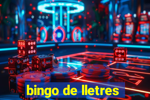 bingo de lletres