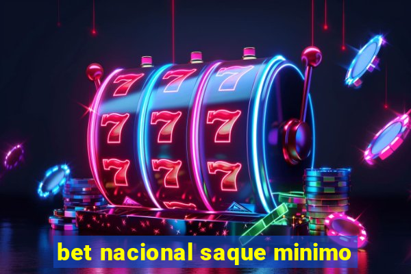 bet nacional saque minimo