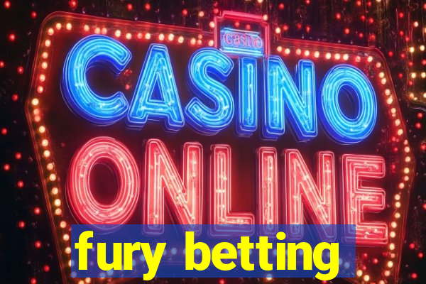 fury betting