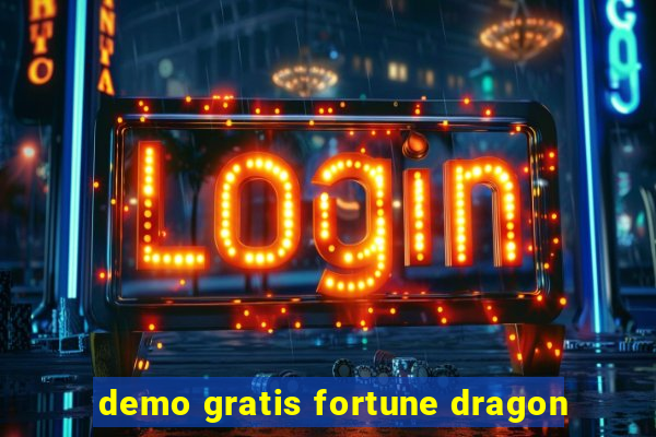 demo gratis fortune dragon