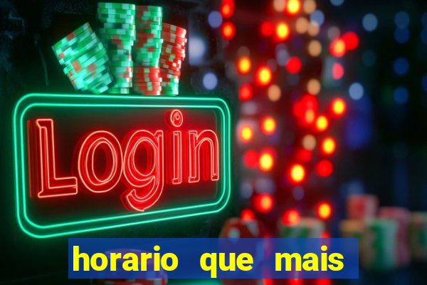 horario que mais paga fortune tiger