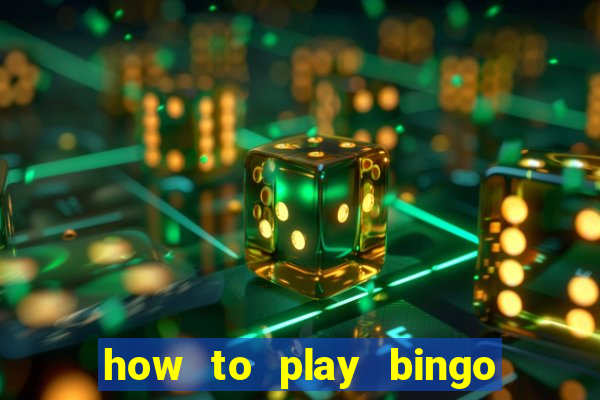 how to play bingo with playing cards