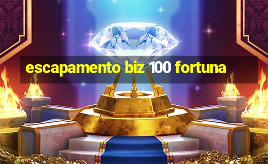 escapamento biz 100 fortuna