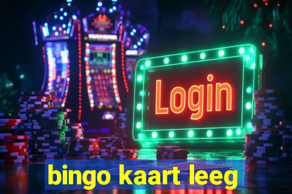 bingo kaart leeg