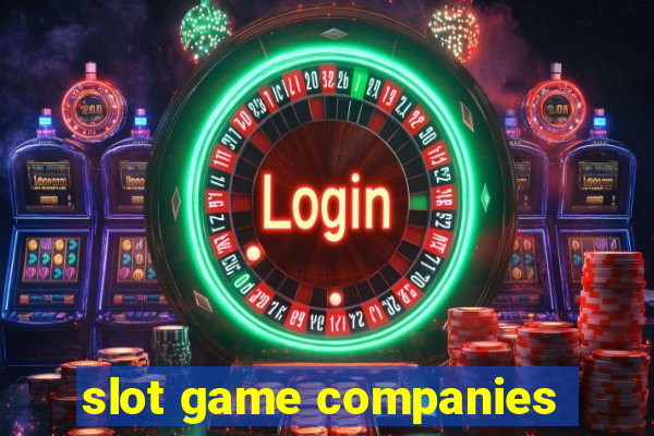 slot game companies