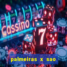 palmeiras x sao paulo palpite