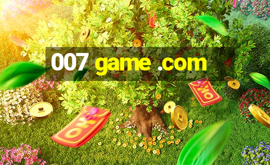 007 game .com