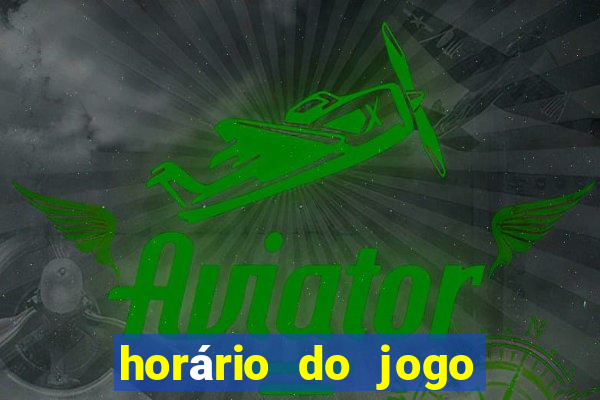 horário do jogo do flu