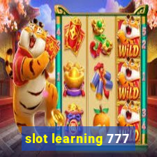 slot learning 777