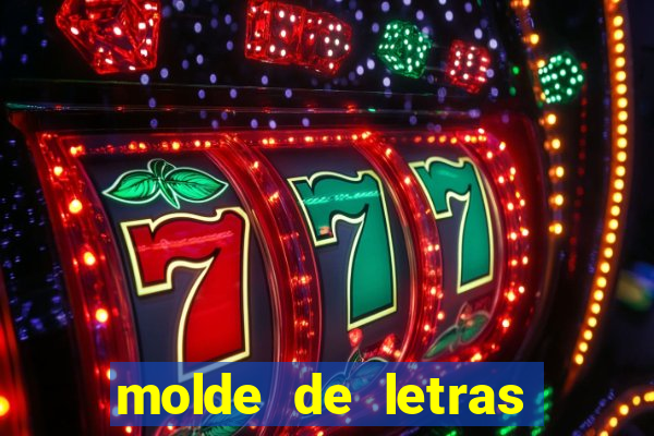 molde de letras feliz natal para imprimir