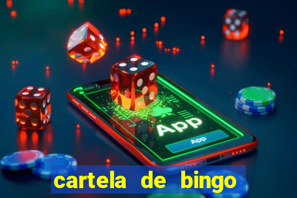 cartela de bingo para imprimir gratis