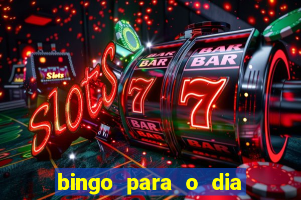 bingo para o dia do estudante