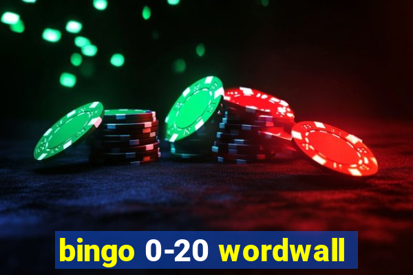 bingo 0-20 wordwall