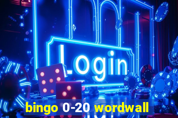 bingo 0-20 wordwall