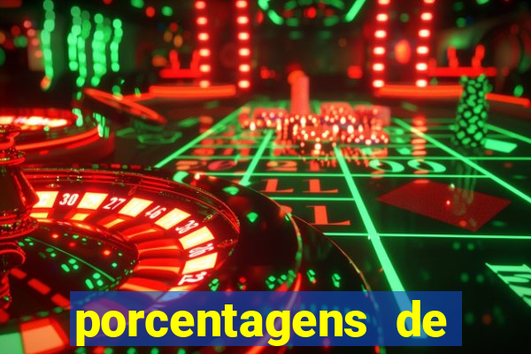 porcentagens de jogos pagantes