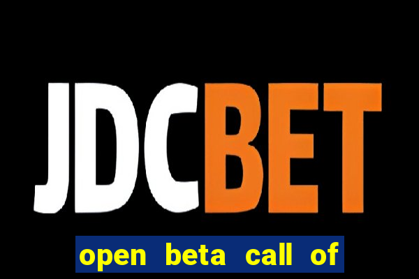 open beta call of duty black ops 6