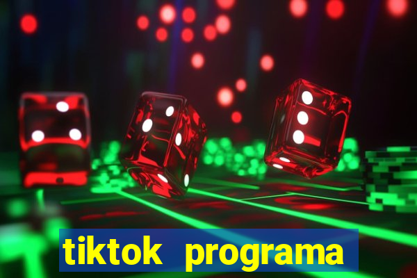 tiktok programa criativo beta