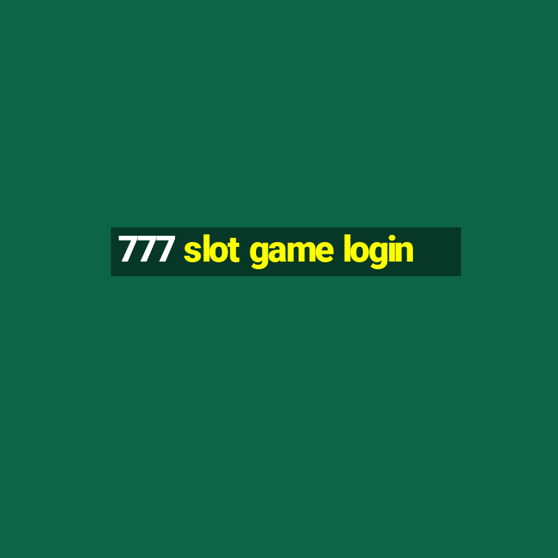 777 slot game login