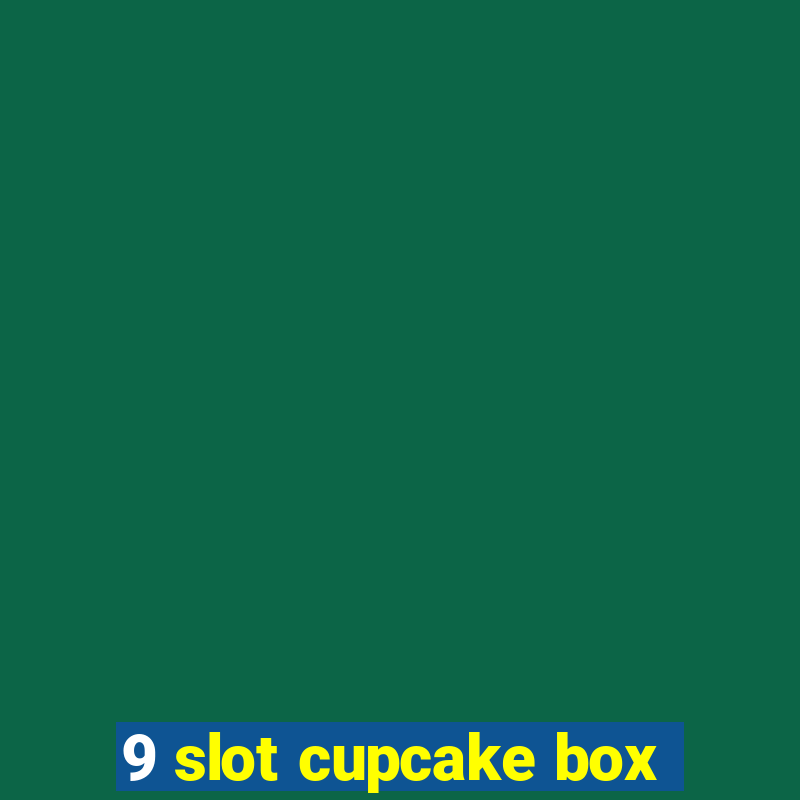 9 slot cupcake box