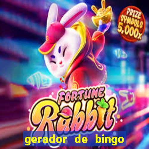 gerador de bingo de palavras