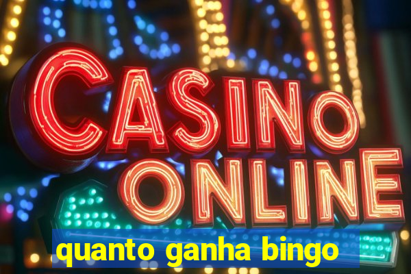 quanto ganha bingo