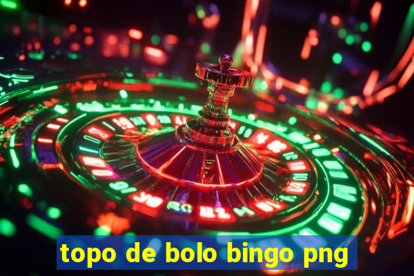 topo de bolo bingo png