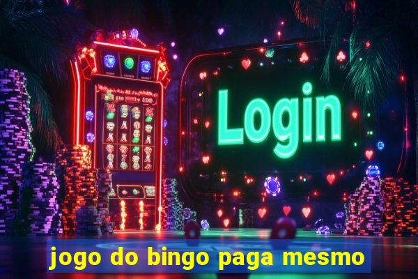 jogo do bingo paga mesmo