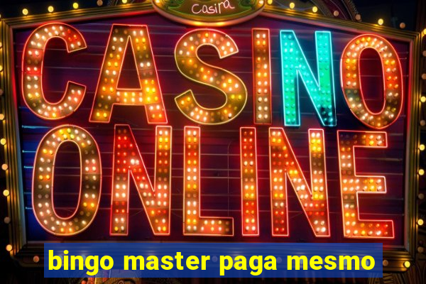 bingo master paga mesmo