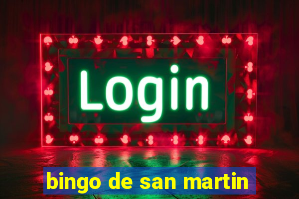 bingo de san martin